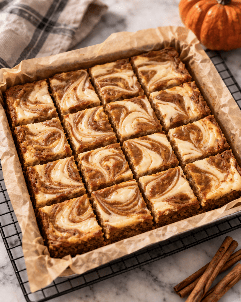 pumpkin bar slice