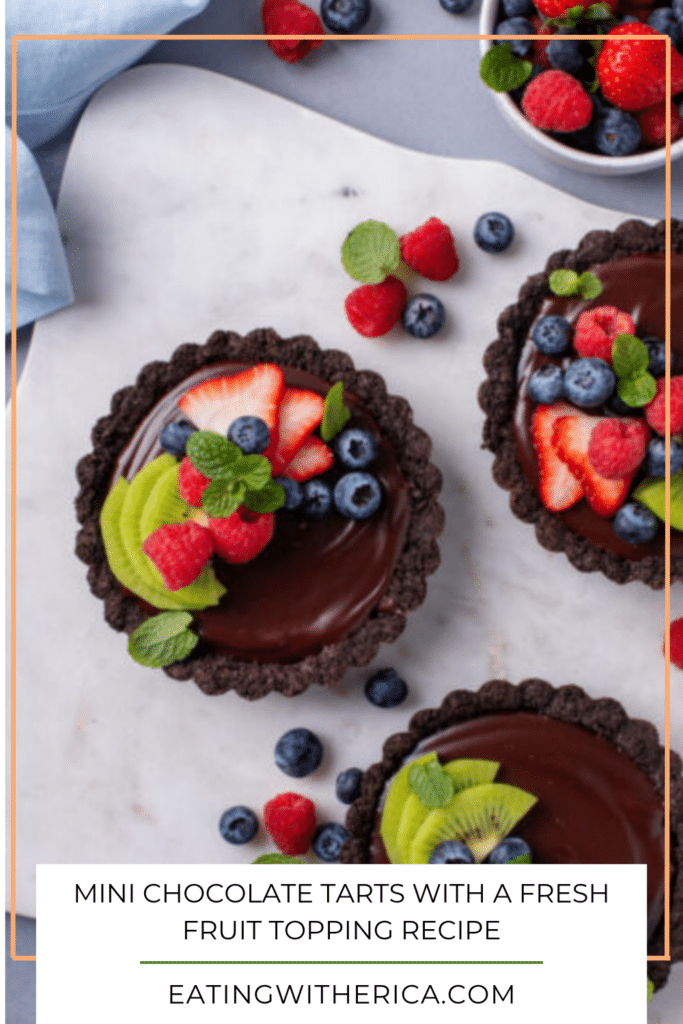 Mini Chocolate Tarts with a Fresh Fruit Topping Recipe