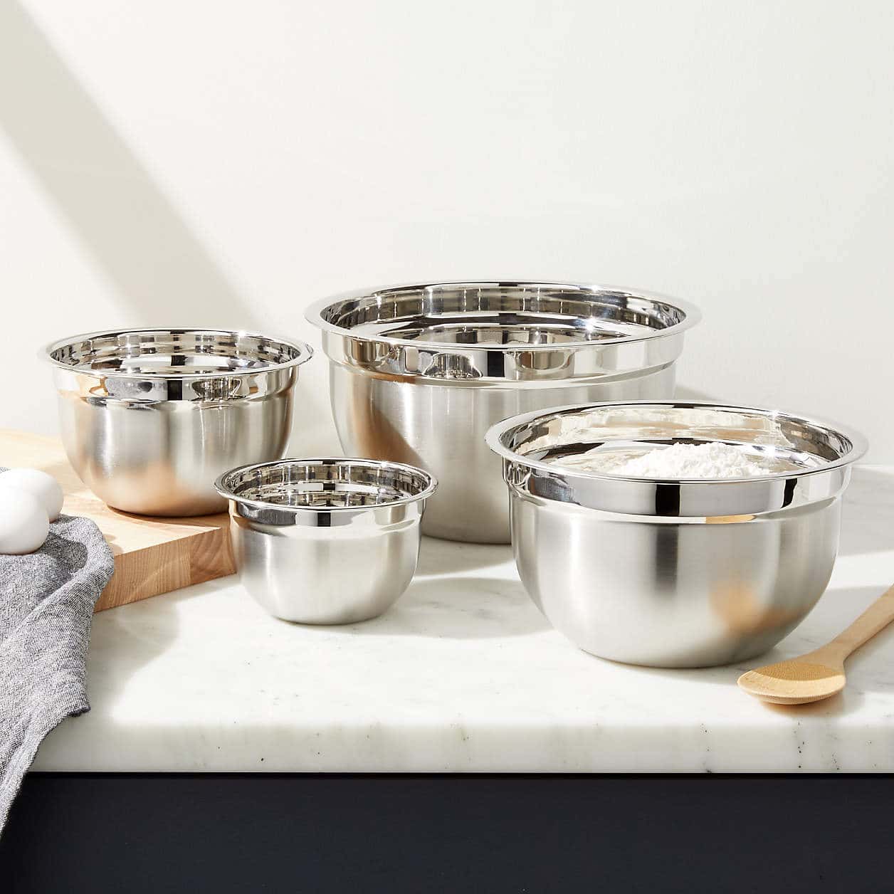 stainless steel bowls