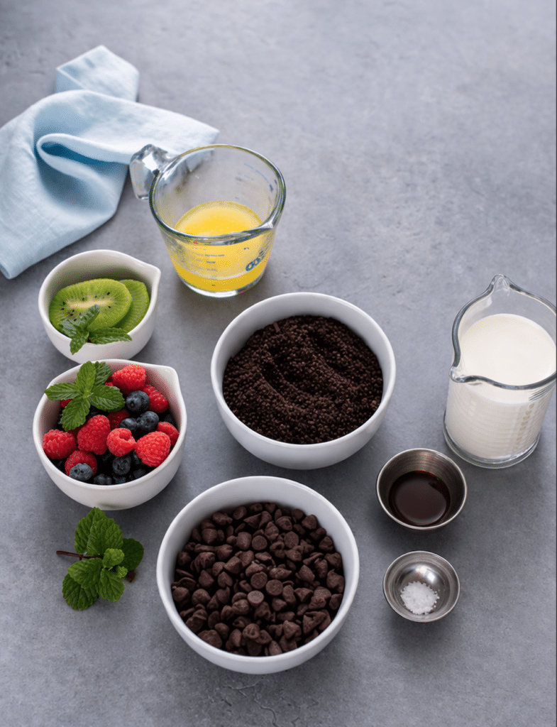 chocolate tart inregdients