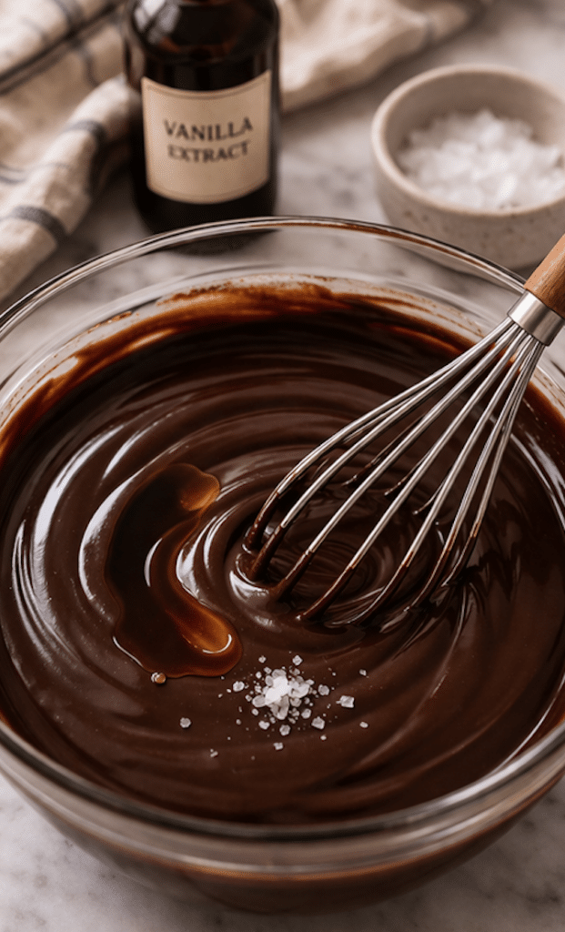 chocolate tart mixture