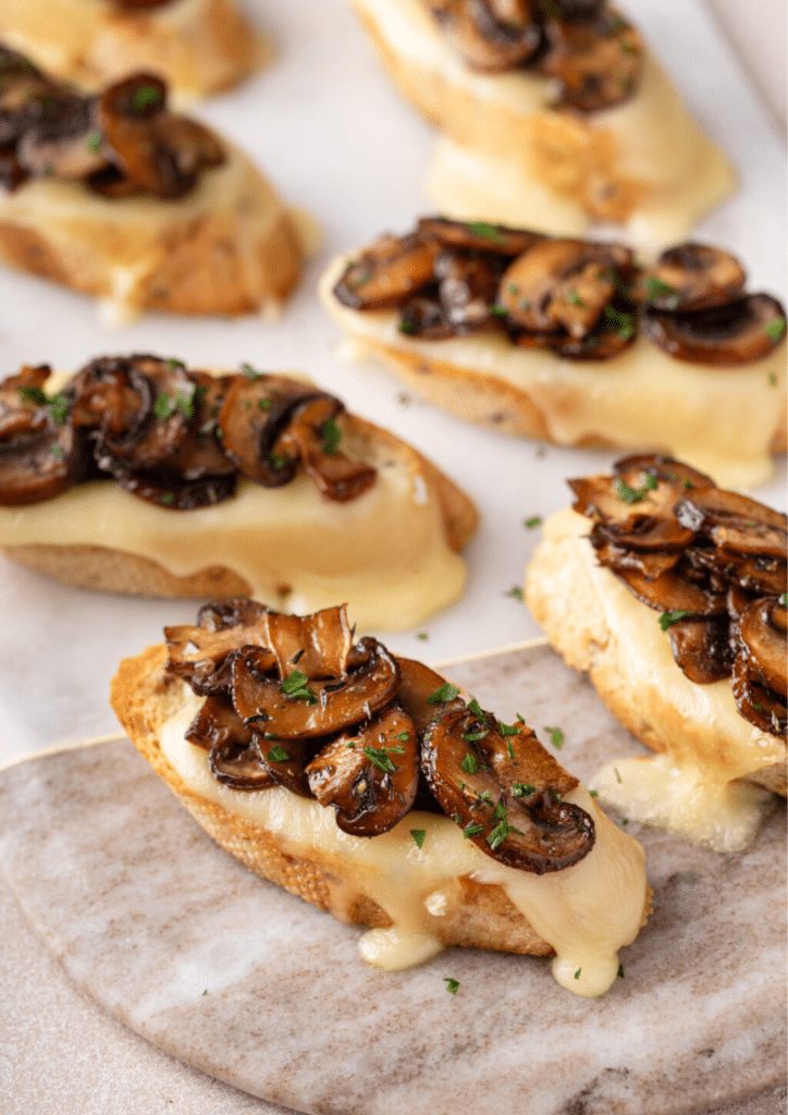 Mushroom & Brie Crostini