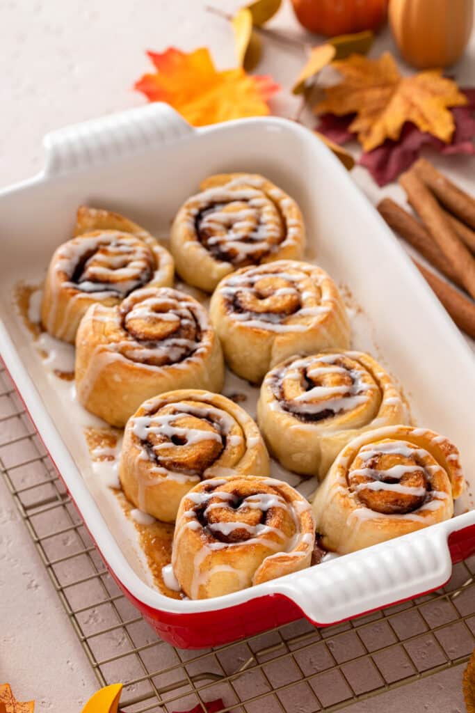 cinnamon rolls fresh