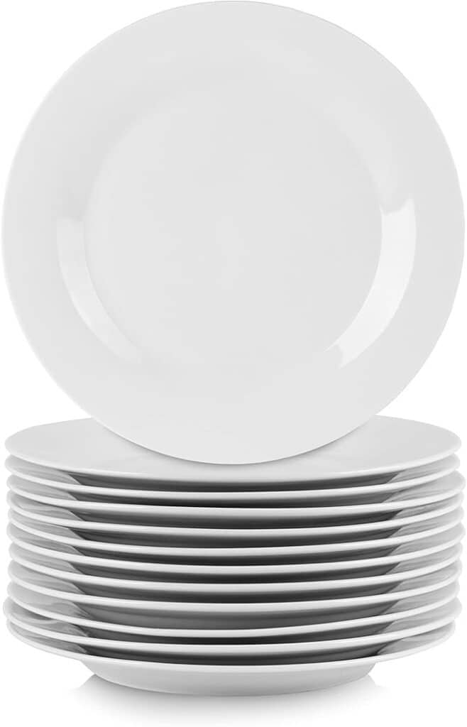white plate
