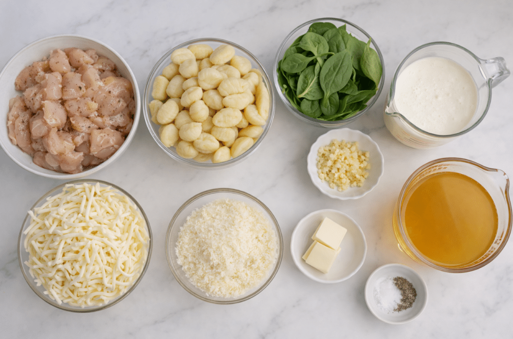 baked chicken gnocchi ingredients