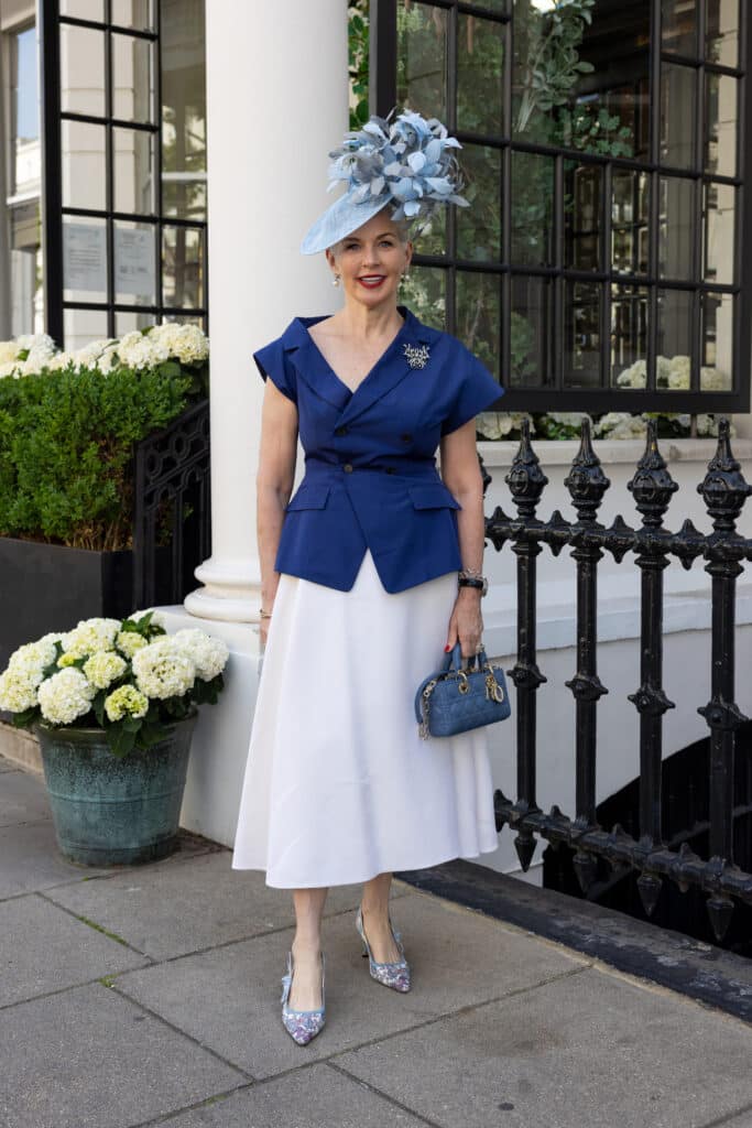 beautiful friend wearing blue