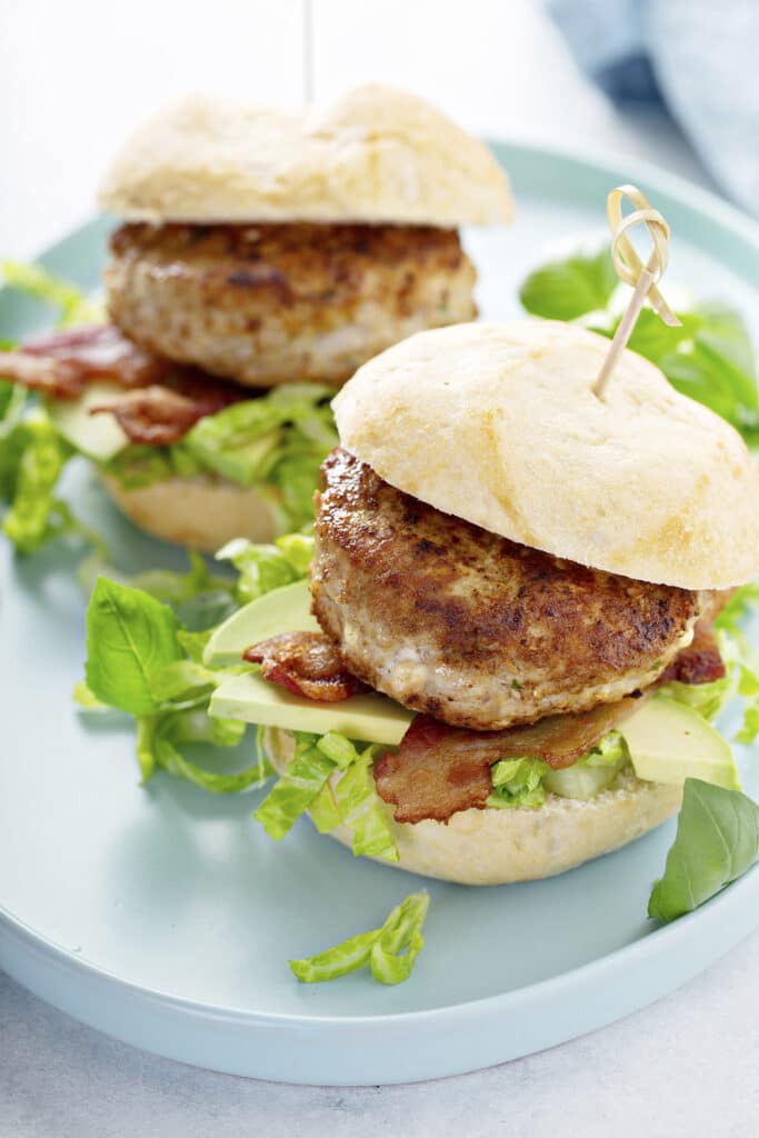 feta basil turkey burger