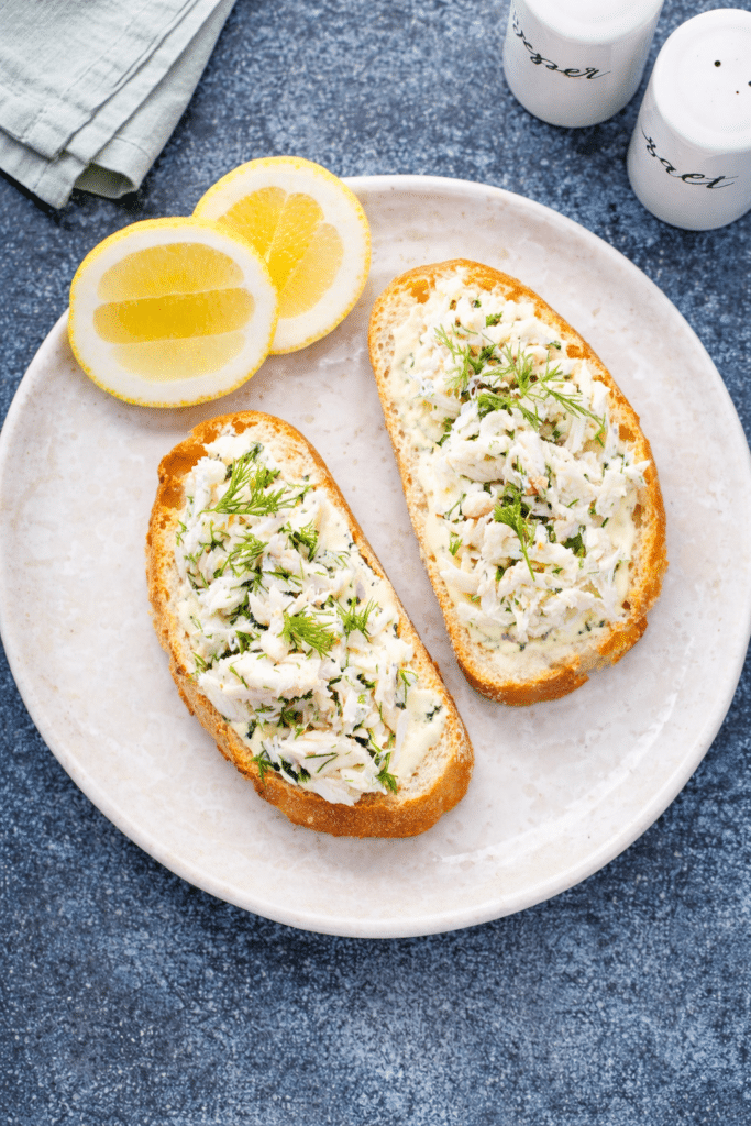 lovely crab toast