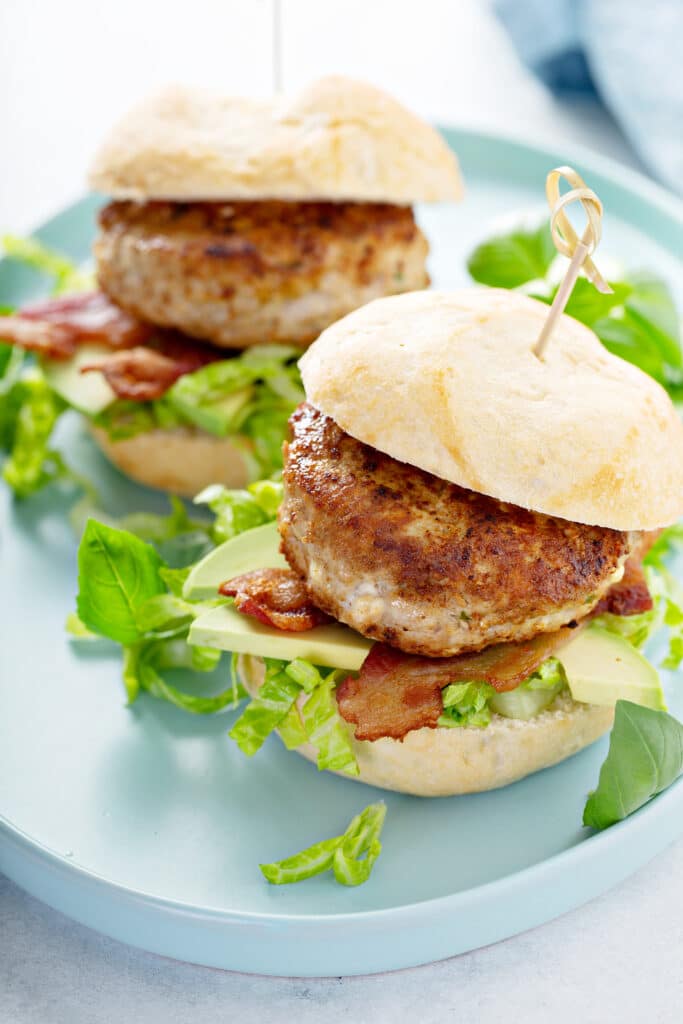feta basil turkey burgers