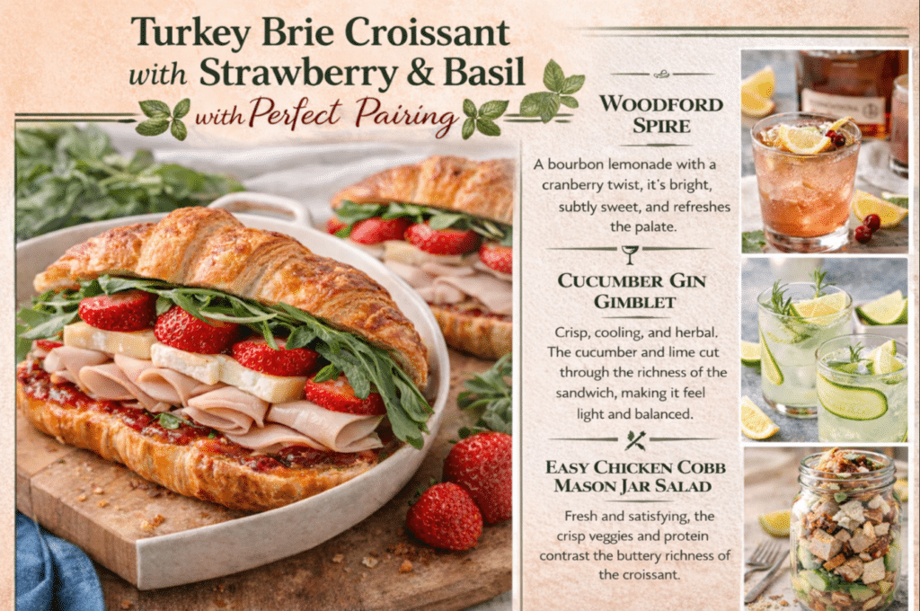 turkey croissant pair