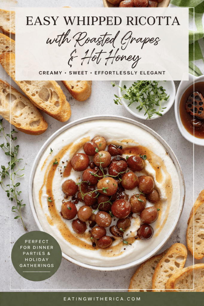 whipped ricotta pintrest pin