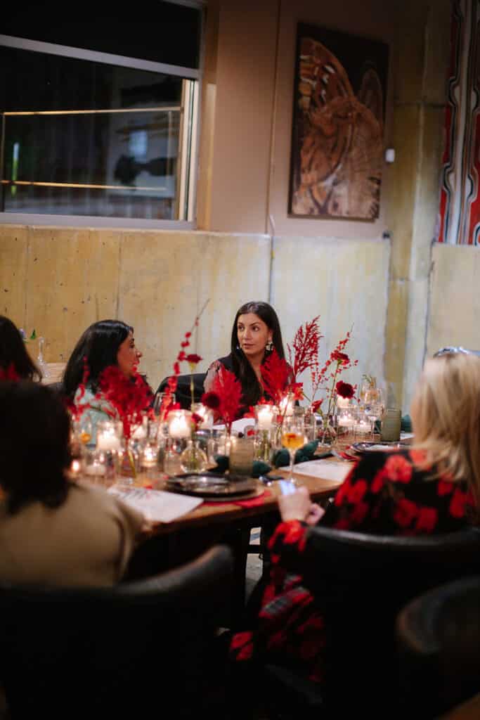 women talking withfriends