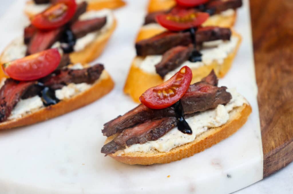 steak crostini