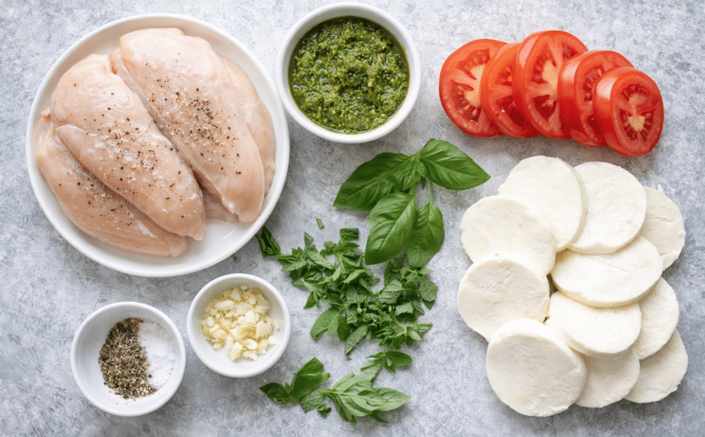basil pesto ingredients