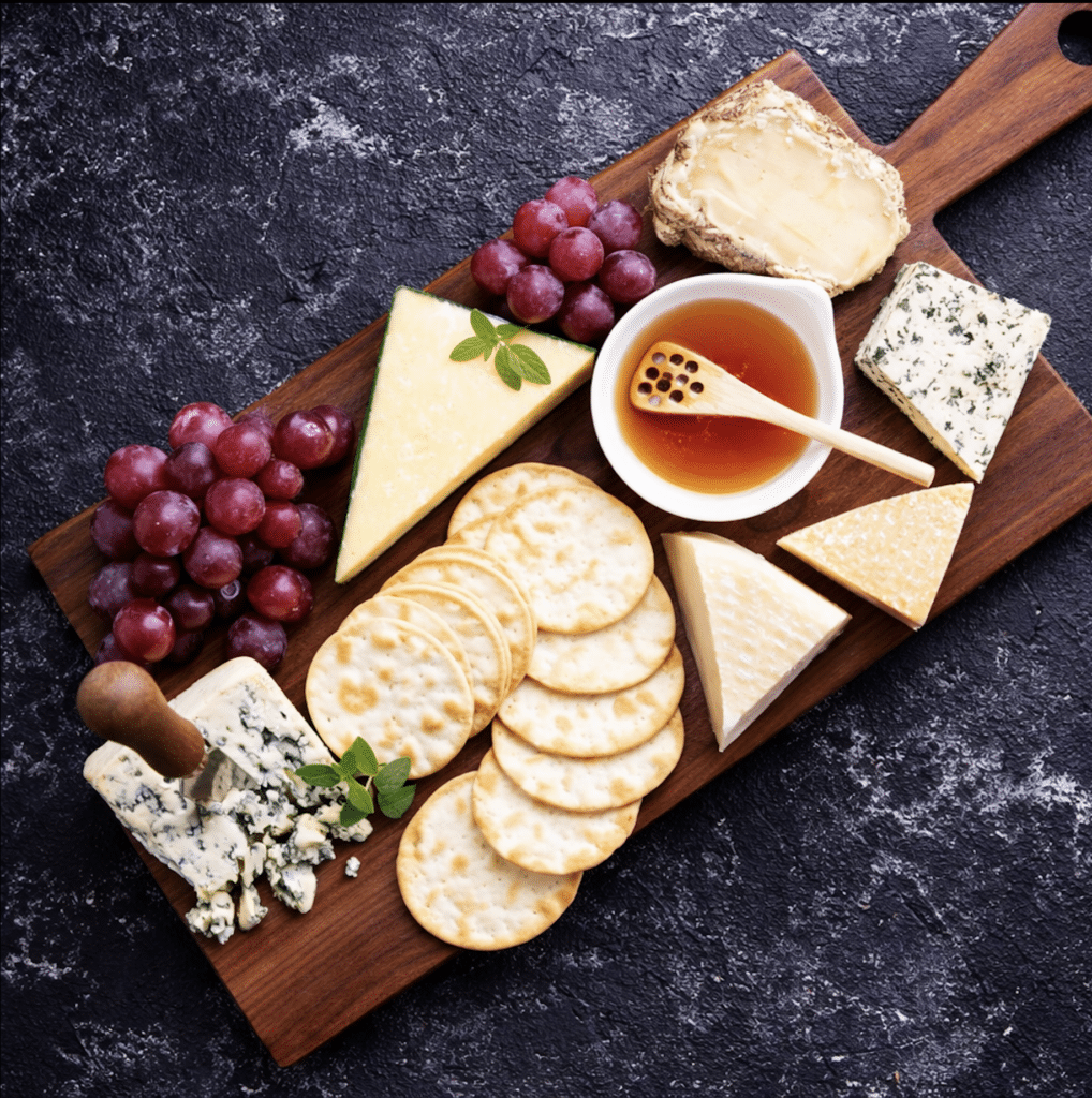 elegant cheese board