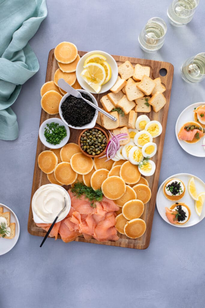 yummy caviar board