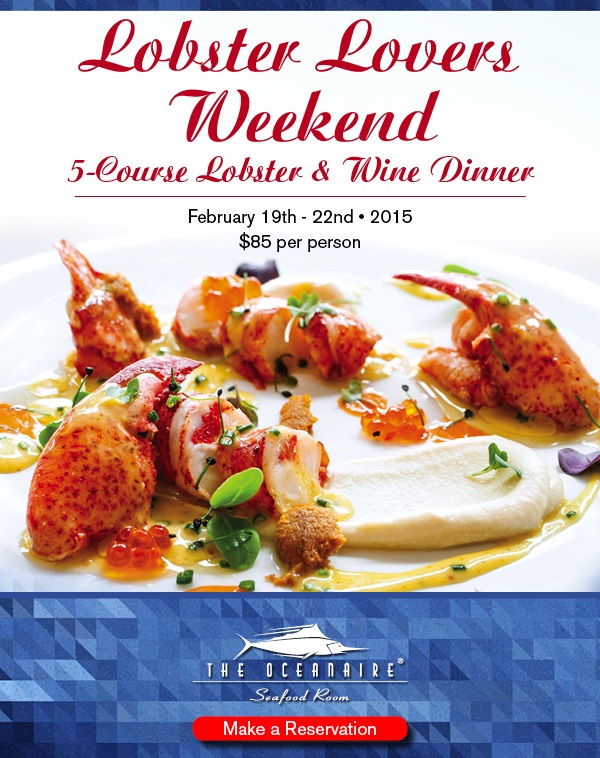 Lobster Lovers Weekend Oceanaire Atlanta