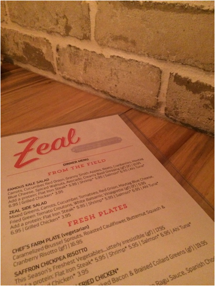 Zeal Modern Eatery