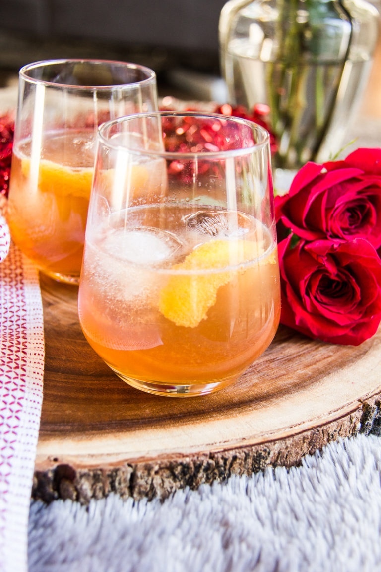 Bourbon & Bubbles Valentine’s Day Cocktail Recipe With Sumptuous Living!