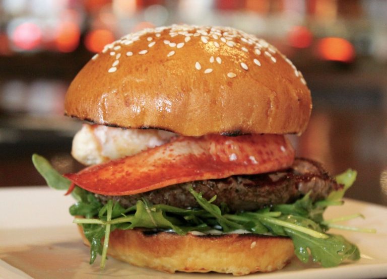 Surf and Turf Burger Davio’s Offers New $50 Burger and Beer Pairing