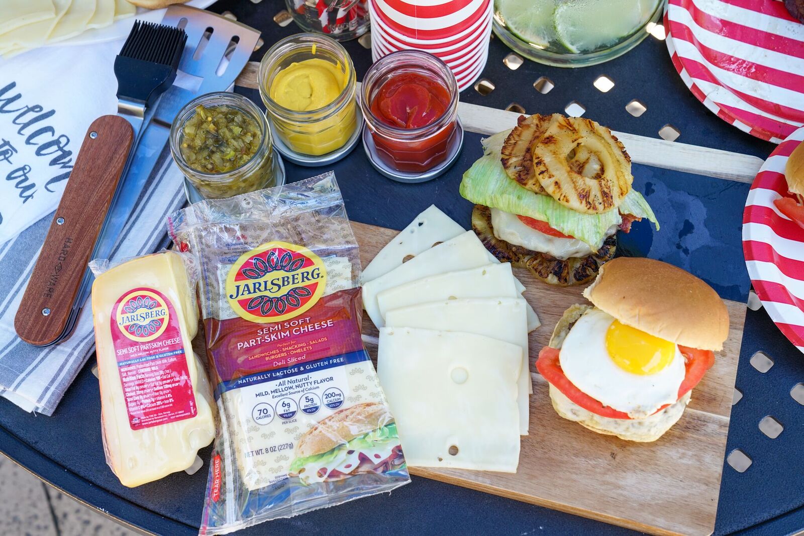 The Best Jarlsberg Burger Cookout