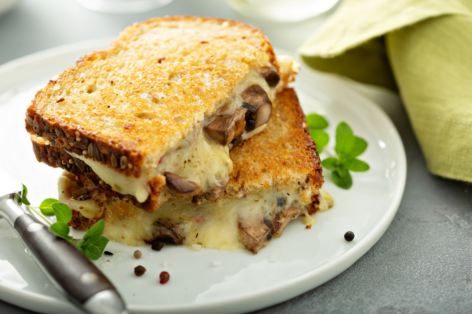 Recipe: Mushroom Grilled Cheese Sandwich