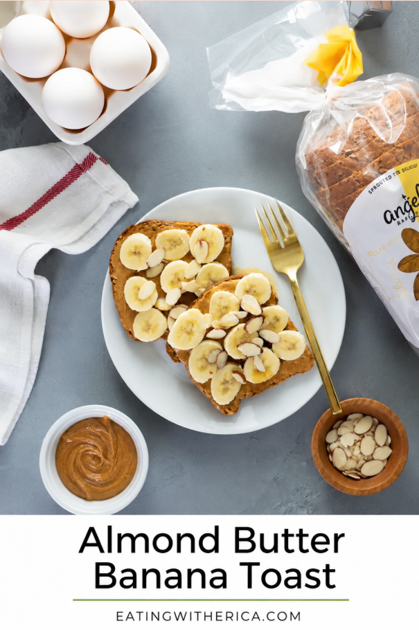 final promotional graphic for Almond Butter Banana Toast
