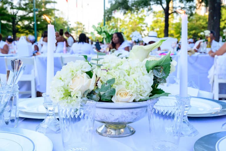 white tablescape