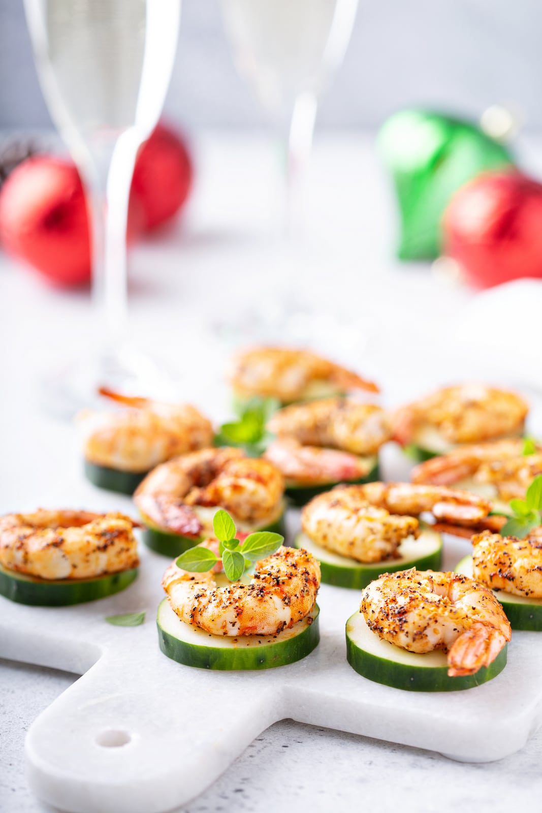 Easy Low Carb Cajun Shrimp Cucumber Bites
