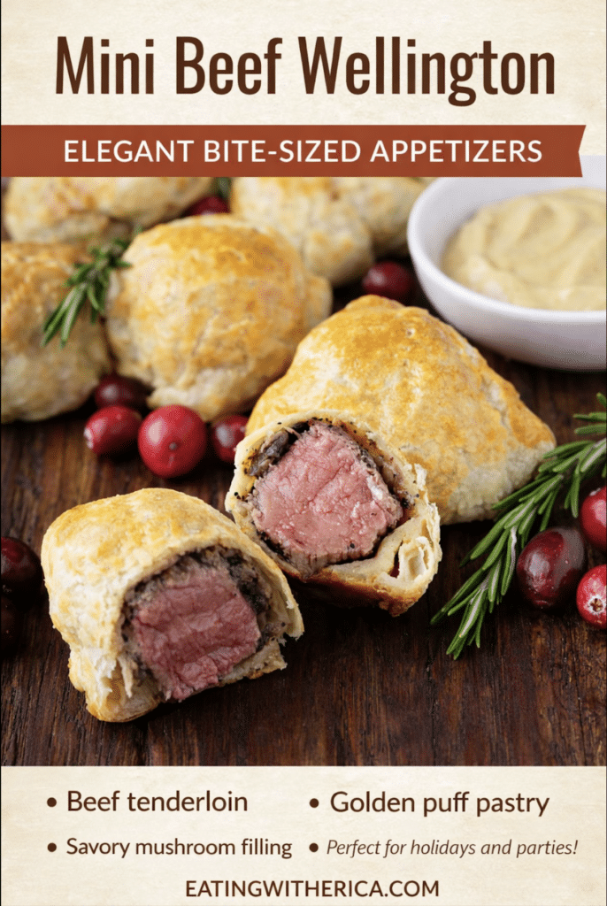 mini beef wellington pinterest pin