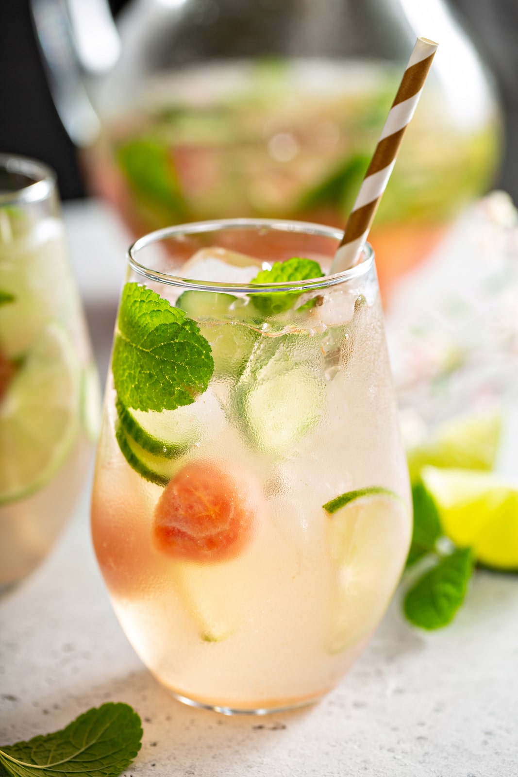 Cucumber-Watermelon Sangria