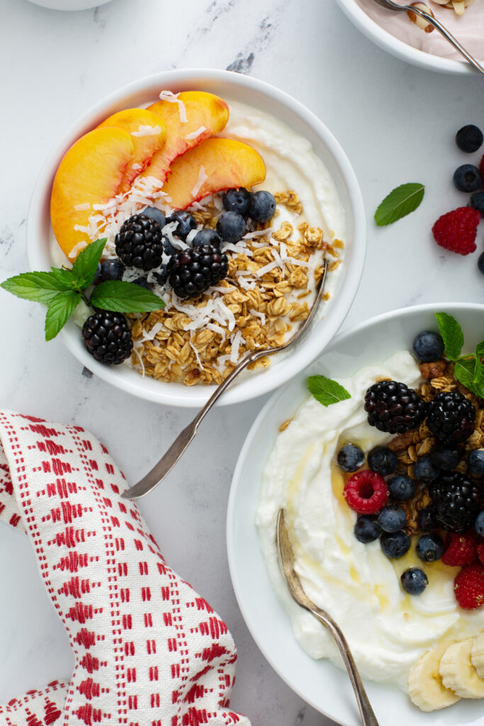 Yogurt Bowls - Organize Yourself Skinny