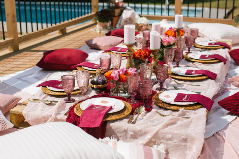 chambord end of summer soiree tablescape