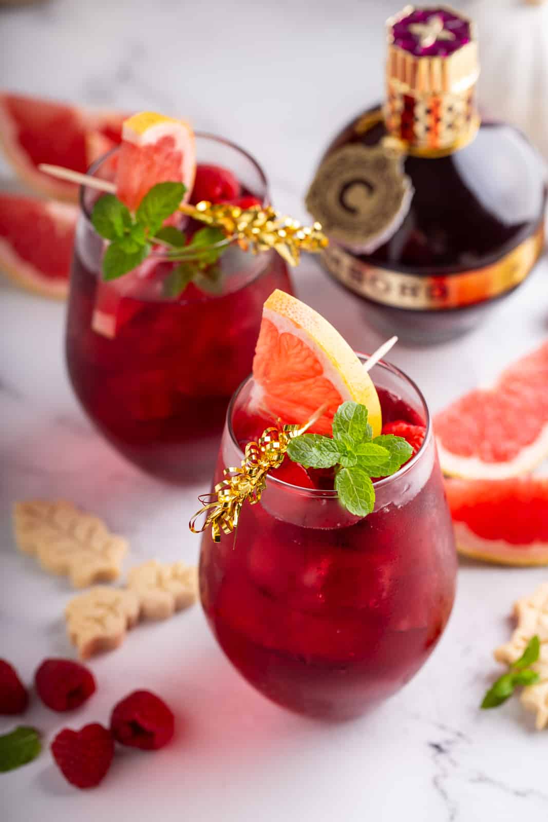 Raspberry Bourbon Sangria