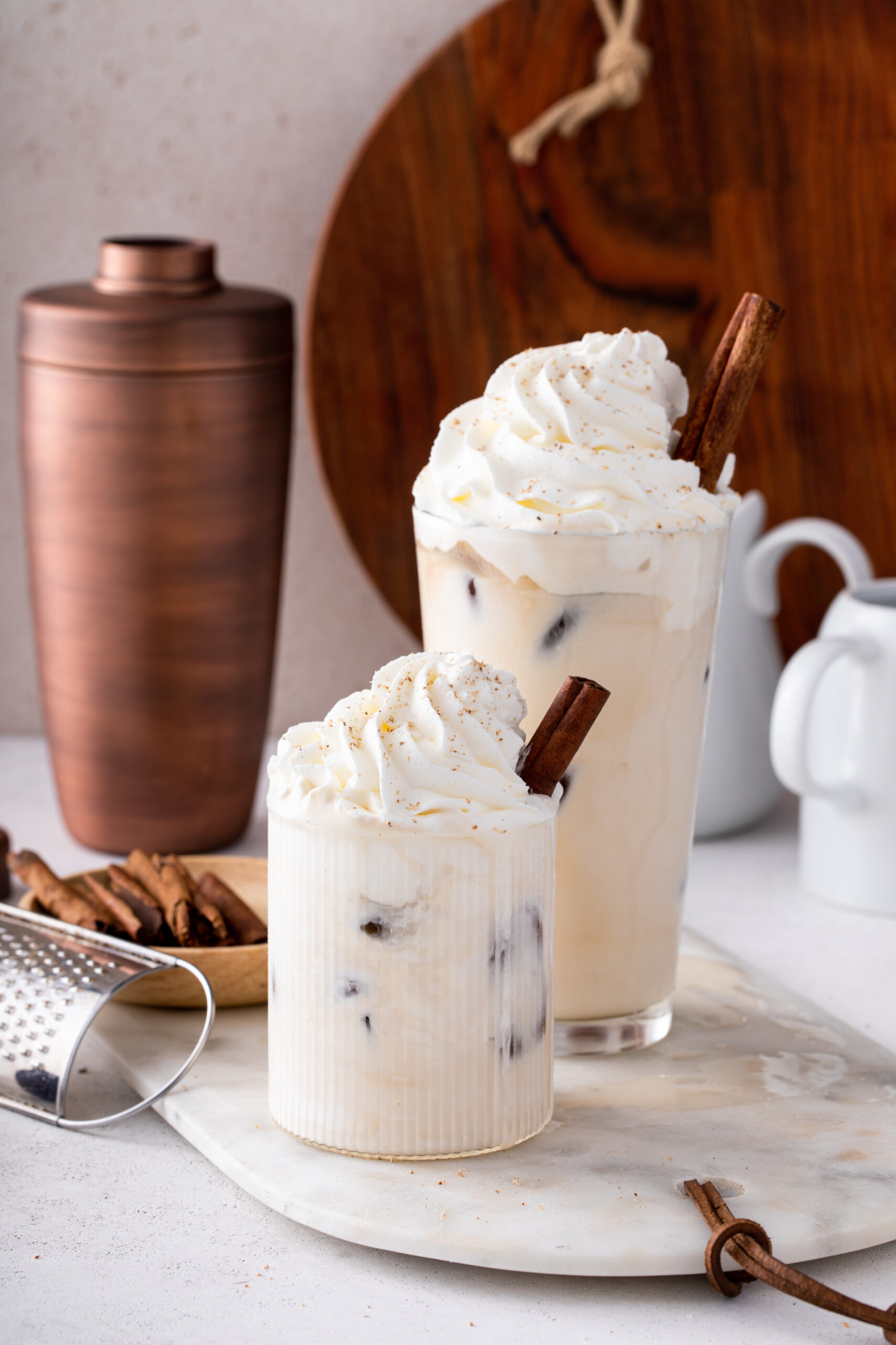 Iced Coffee with Vanilla Bean Coffee Ice Cubes Recipe