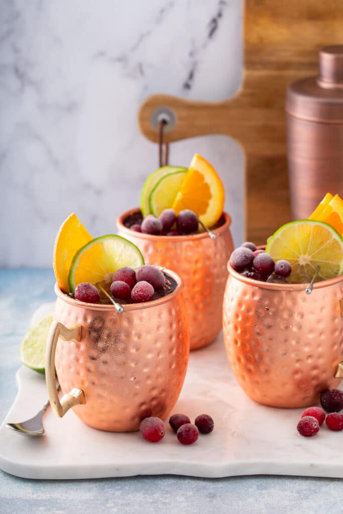 Perfect cranberry moscow mule