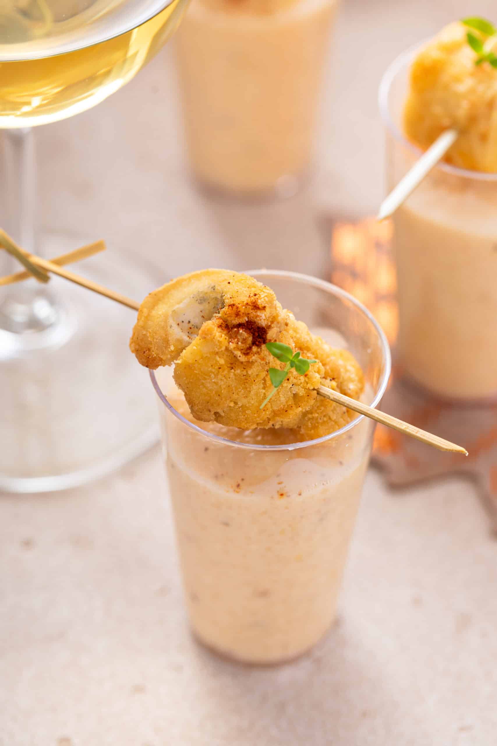 U.S. Farm-Raised Catfish and Grits shooters