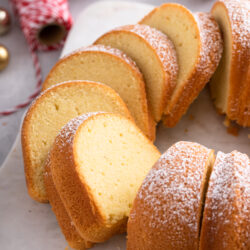 pound cake closeup