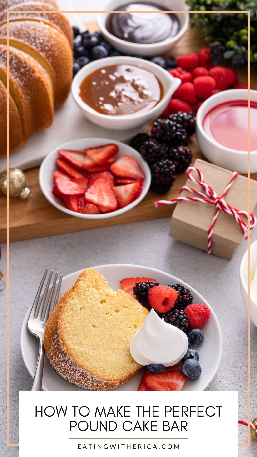 Looking for the perfect holiday gathering dessert? You need to try this Pound Cake bar this holiday season! Click HERE to make this delicious dessert and dessert bar!