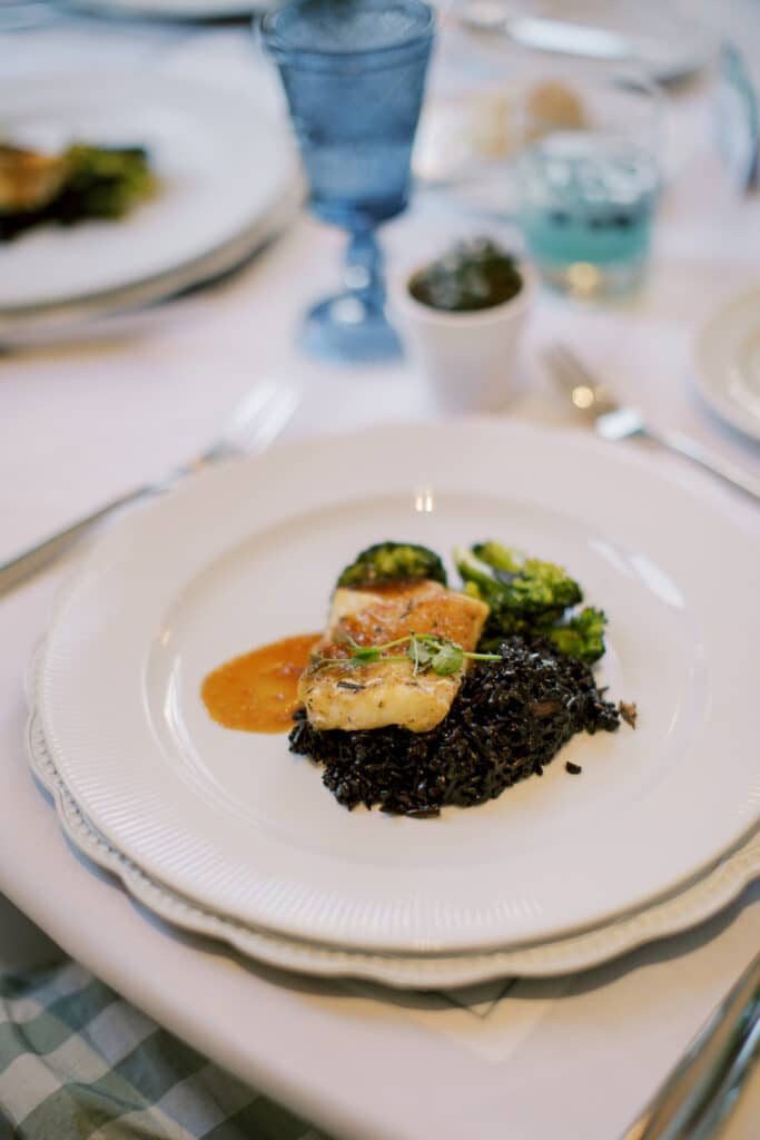 menu at Waldorf Astoria Atlanta Baby in Bloom Baby Shower