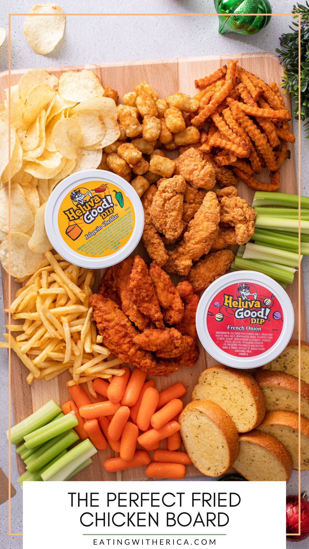Looking for the perfectly fun yet easy dinner idea? Try this Fried Chicken Board from Eating with Erica! It will make tonights dinner so much better- CLICK HERE to make it ASAP! 