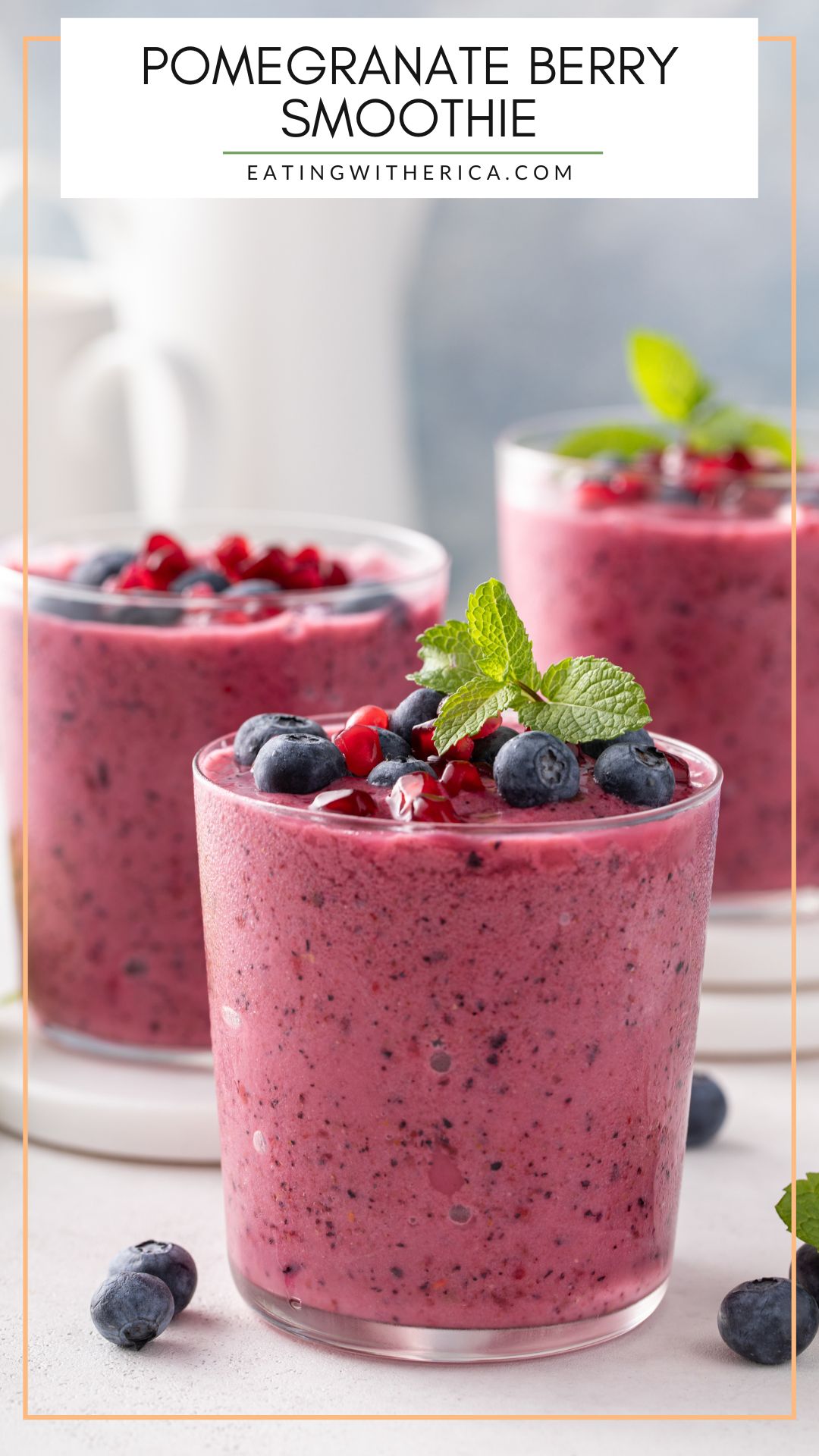 Looking for a delicious sweet treat the whole family will love? You have to try this Pomegranate Berry Smoothie recipe ASAP! CLICK HERE to make it! 