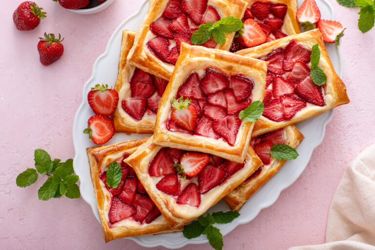 Easy and Delicious Strawberry Danish