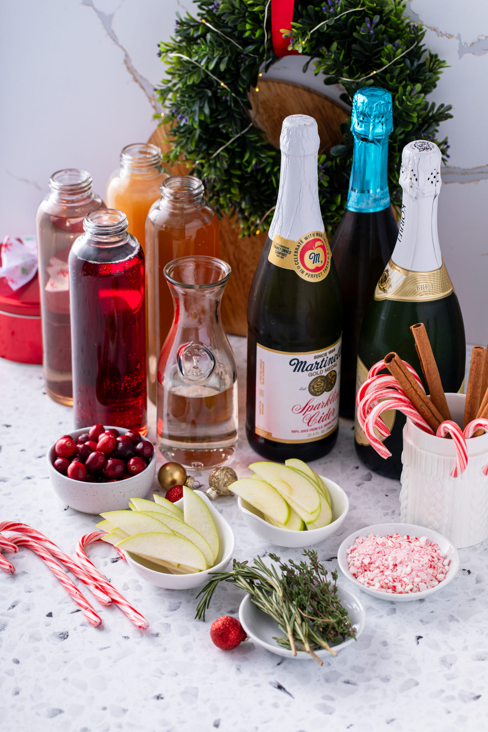 How to Setup a Holiday Mimosa Bar - Eating With Erica