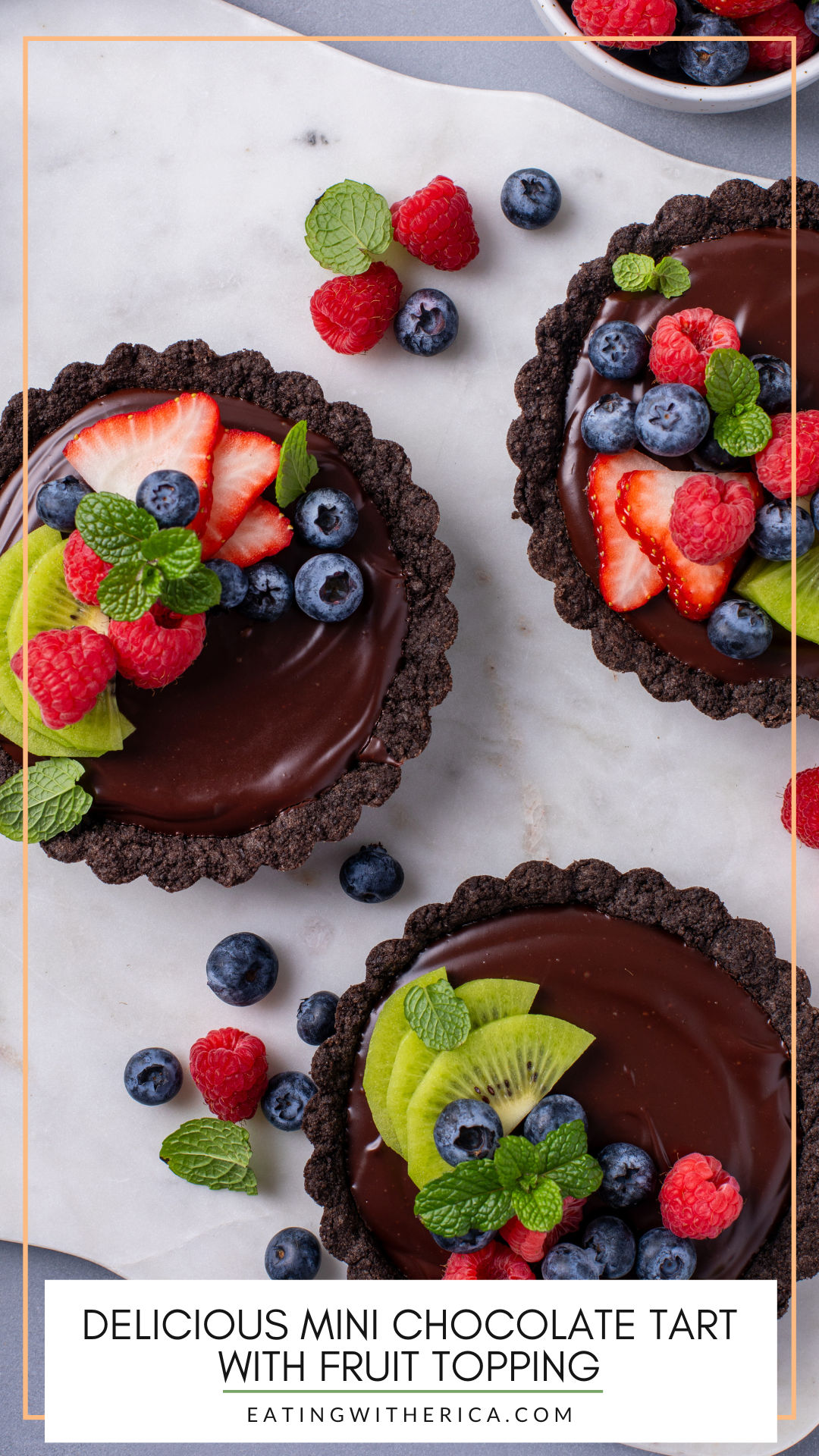 Looking for a delicious holiday dessert? CLICK HERE to make these mini chocolate tarts with fresh fruit topping ASAP! Every bite will have your guests begging for more! 