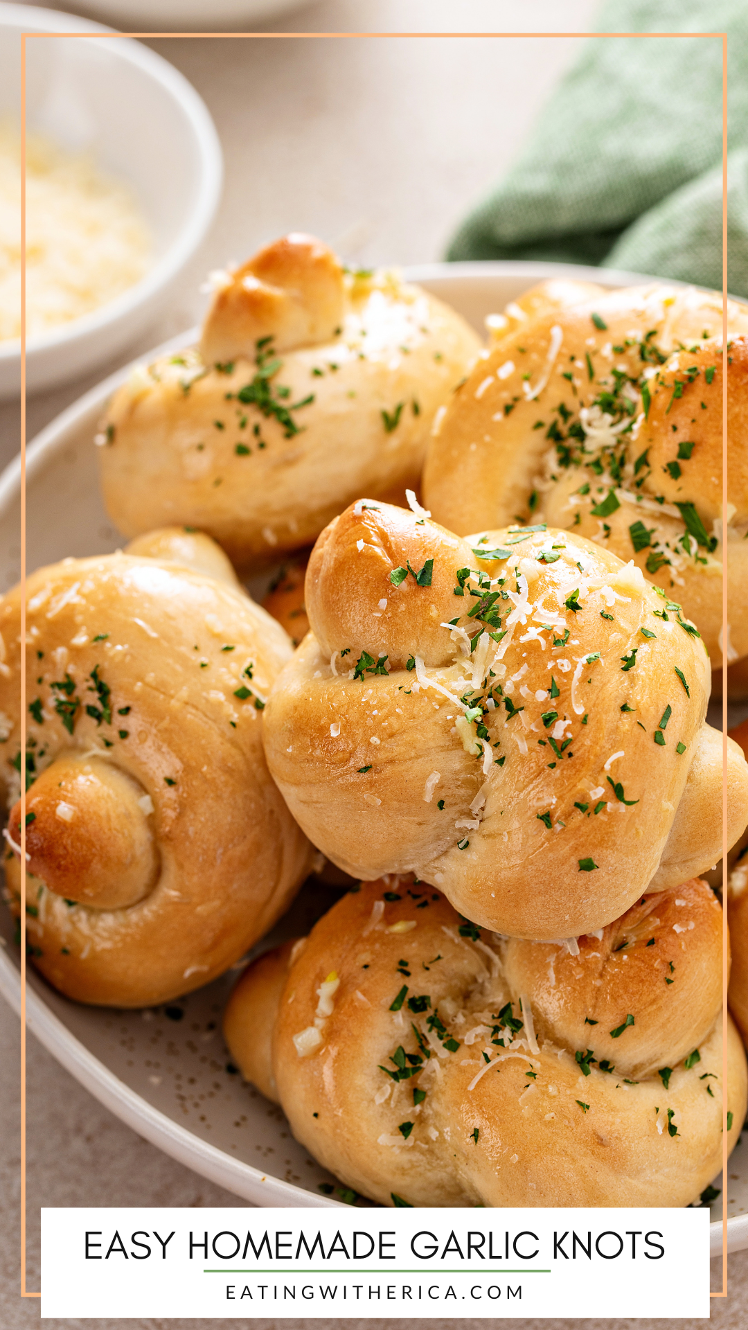 These homemade garlic knots made with simple, everyday ingredients! CLICK HERE to make this delicious recipe that is perfect on their own, or dipped in zesty marinara sauce.
