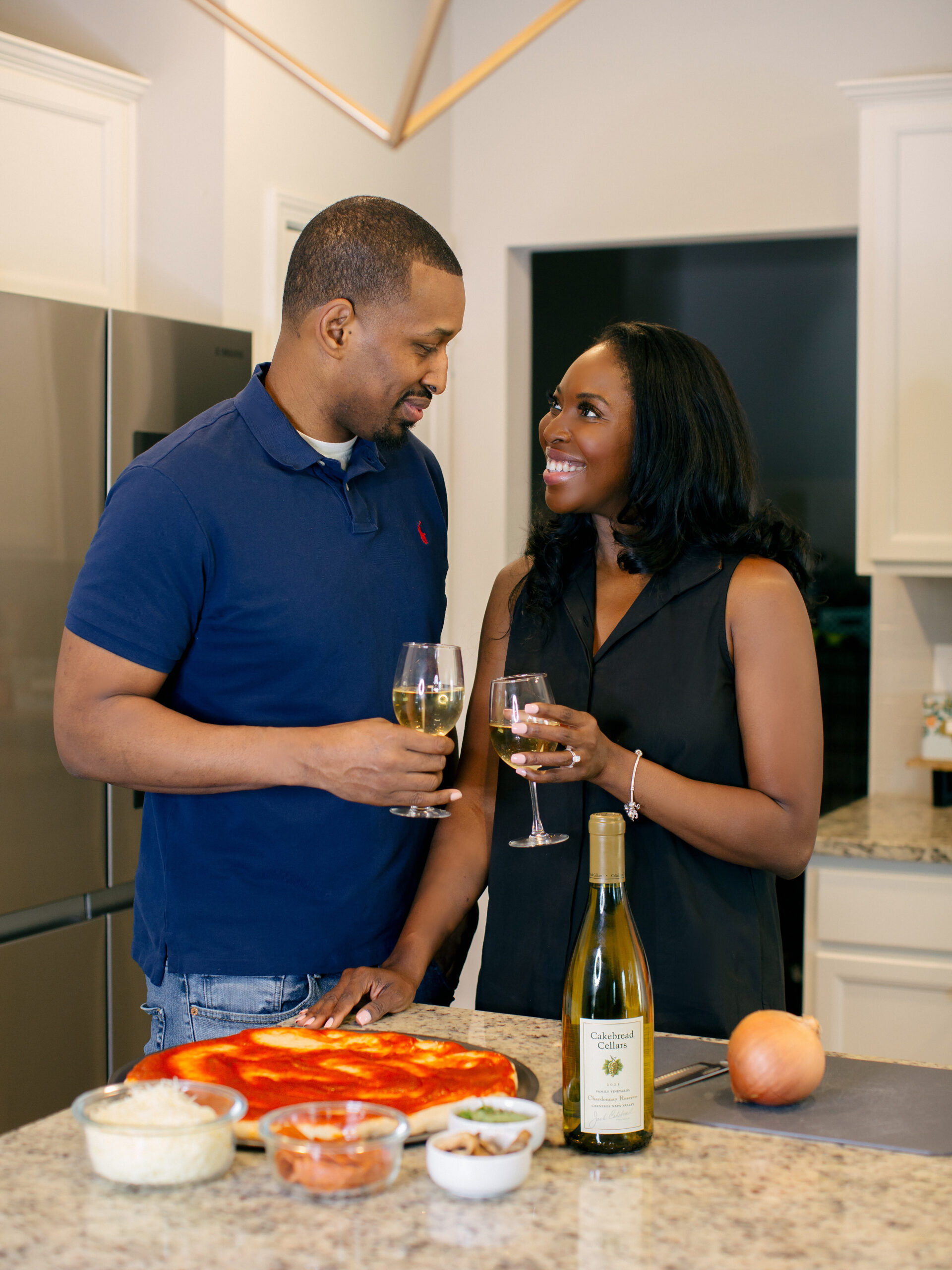 Discover the perfect home date night with pizza making, featuring tips and recipes from Eating with Erica. Create a memorable evening with delicious, homemade pizzas and a cozy atmosphere.