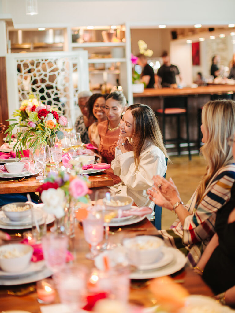 Relive the unforgettable Eating with Erica Supper Club dinner at The Alden. A night of vibrant conversation, curated cuisine, and inspiring community.