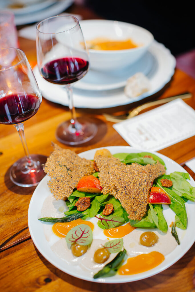 Relive the unforgettable Eating with Erica Supper Club dinner at The Alden. A night of vibrant conversation, curated cuisine, and inspiring community.