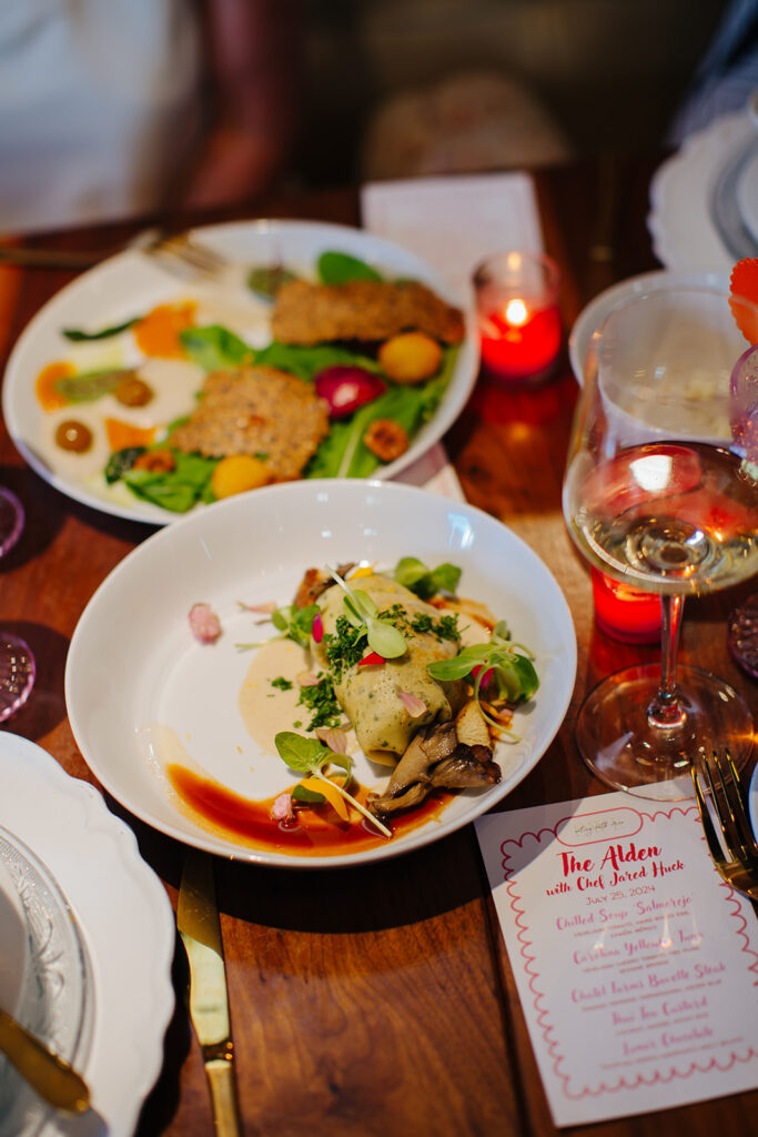 Experience the magic of the Eating with Erica Supper Club dinner at The Alden—thoughtfully curated cuisine, vibrant conversation, and a community that inspires.